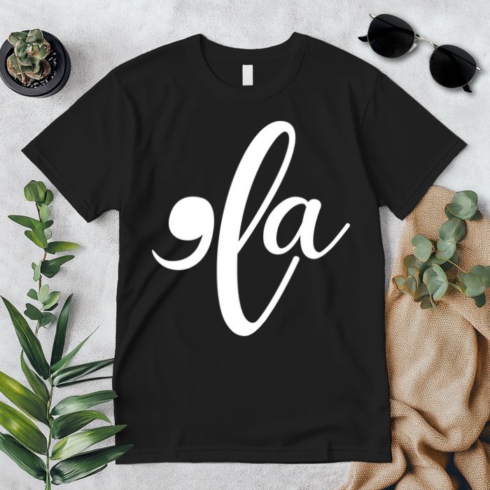 Funny Comma La Kamala Harris Premium T-Shirt