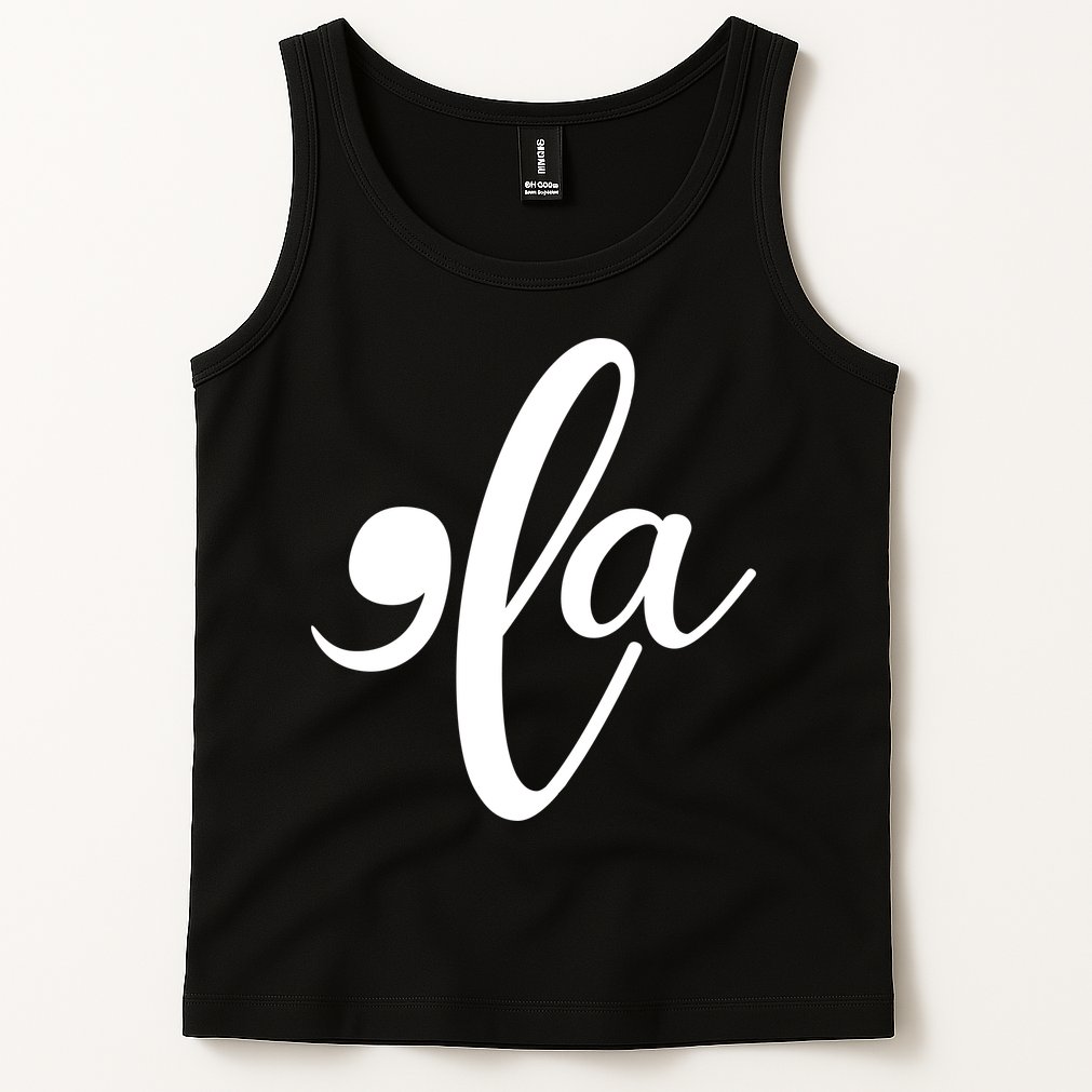 Funny Comma La Kamala Harris Tank Top