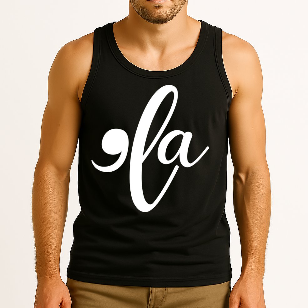 Funny Comma La Kamala Harris Tank Top