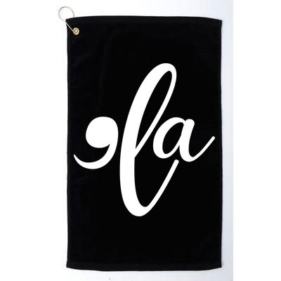 Funny Comma La Kamala Harris Golf Towel