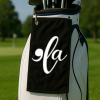 Funny Comma La Kamala Harris Golf Towel