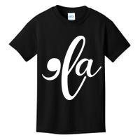 Funny Comma La Kamala Harris Kids T-Shirt