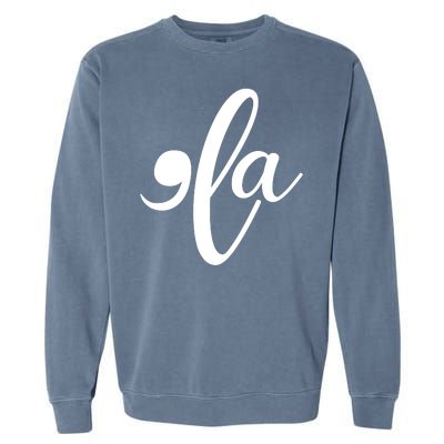 Funny Comma La Kamala Harris Garment-Dyed Sweatshirt