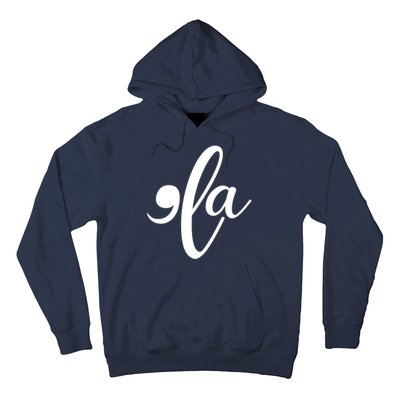 Funny Comma La Kamala Harris Hoodie