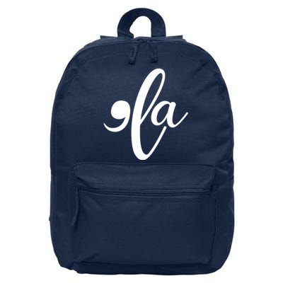 Funny Comma La Kamala Harris 16 in Basic Backpack