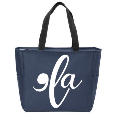 Funny Comma La Kamala Harris Zip Tote Bag