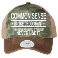Funny Common Sense Sarcastic Meme Legacy Tie Dye Trucker Hat