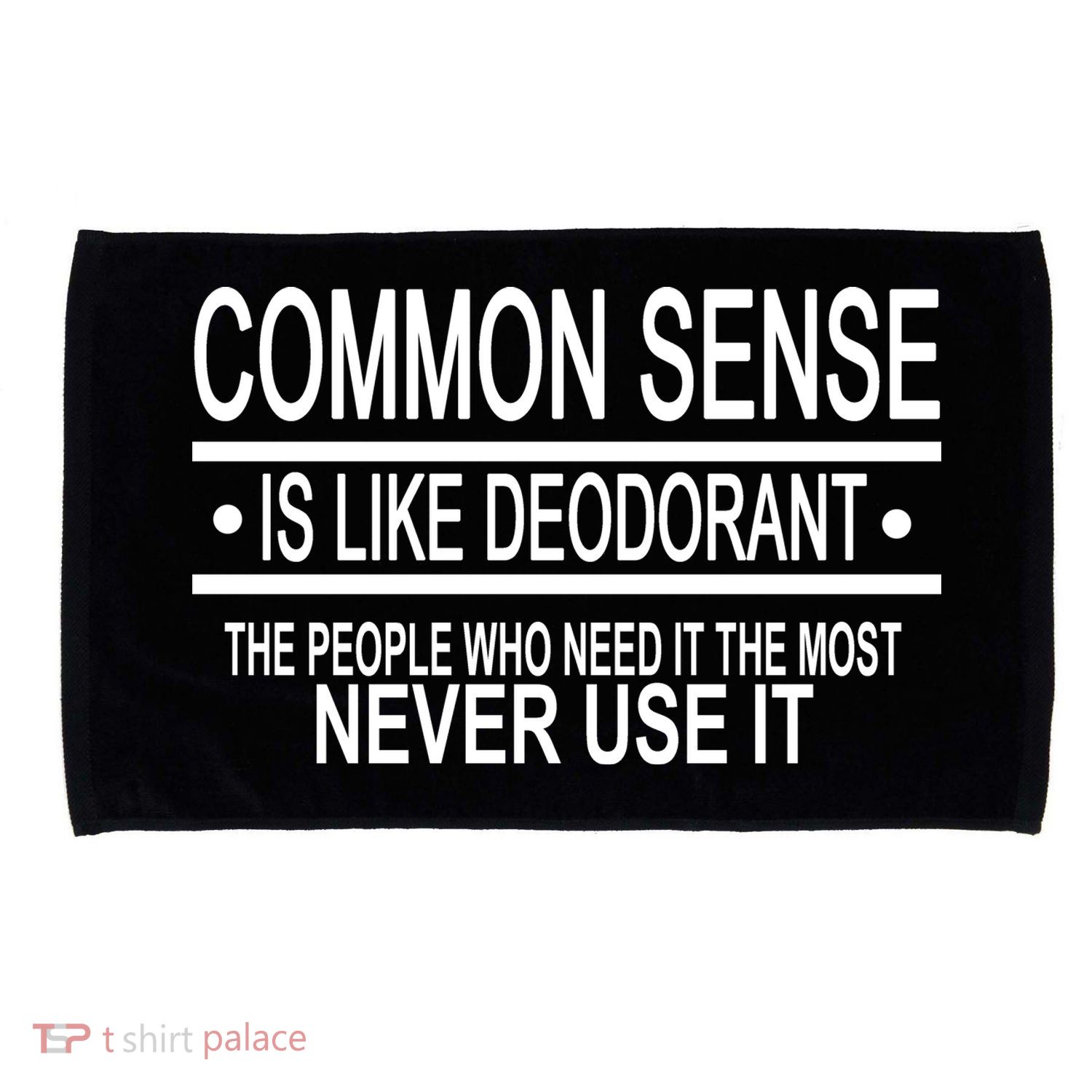 Funny Common Sense Sarcastic Meme Microfiber Hand Towel