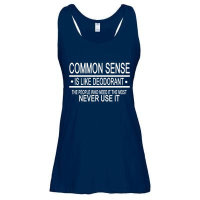 Funny Common Sense Sarcastic Meme Ladies Essential Flowy Tank