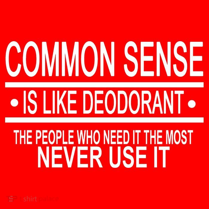 Funny Common Sense Sarcastic Meme Button