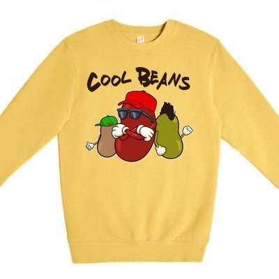 Funny Cool Beans Premium Crewneck Sweatshirt