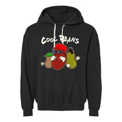 Funny Cool Beans Garment-Dyed Fleece Hoodie
