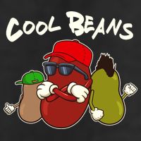 Funny Cool Beans 7 Panel Mesh Trucker Snapback Hat
