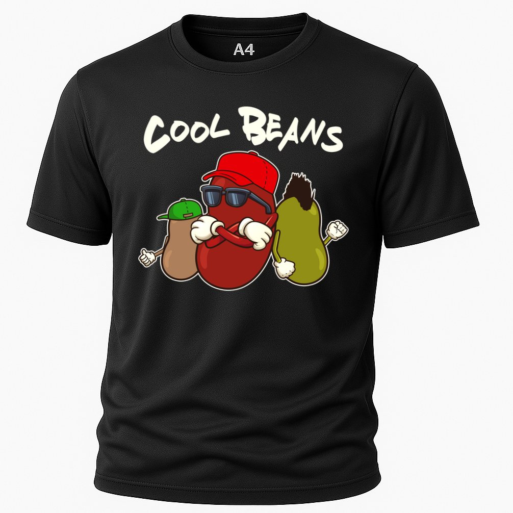 Funny Cool Beans Cooling Performance Crew T-Shirt