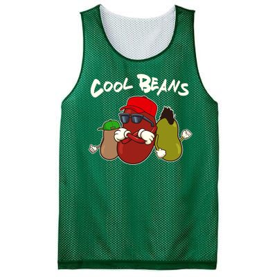 Funny Cool Beans Mesh Reversible Basketball Jersey Tank