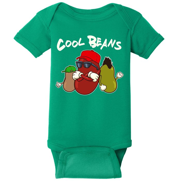 Funny Cool Beans Baby Bodysuit