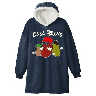 Funny Cool Beans Hooded Wearable Blanket