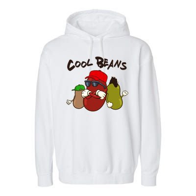 Funny Cool Beans Garment-Dyed Fleece Hoodie