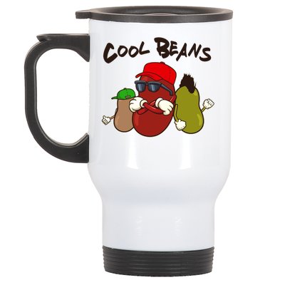 Funny Cool Beans Stainless Steel Travel Mug