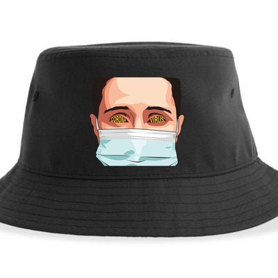 Funny Coronavirus Sustainable Bucket Hat