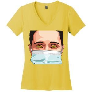 Funny Coronavirus Women's V-Neck T-Shirt