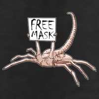 Funny Creepy Free Mask Alien Face Hugger Cool Comfort Performance Bucket Hat