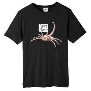 Funny Creepy Free Mask Alien Face Hugger Tall Fusion ChromaSoft Performance T-Shirt