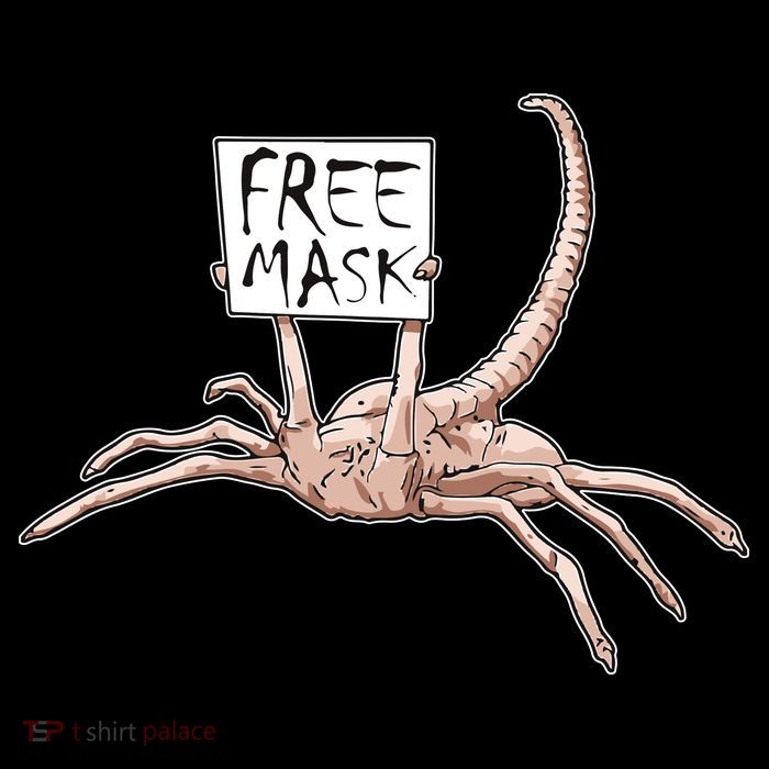 Funny Creepy Free Mask Alien Face Hugger Sustainable Beanie