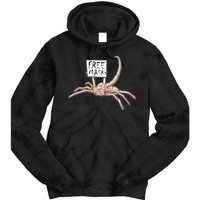 Funny Creepy Free Mask Alien Face Hugger Tie Dye Hoodie