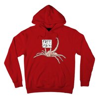 Funny Creepy Free Mask Alien Face Hugger Hoodie