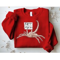 Funny Creepy Free Mask Alien Face Hugger Sweatshirt