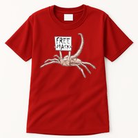 Funny Creepy Free Mask Alien Face Hugger Tall T-Shirt