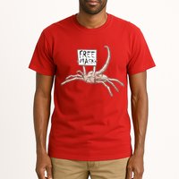 Funny Creepy Free Mask Alien Face Hugger Tall T-Shirt