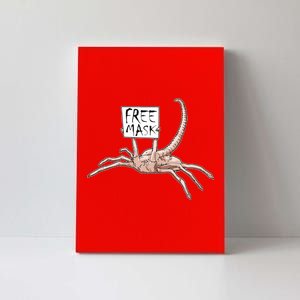 Funny Creepy Free Mask Alien Face Hugger Canvas