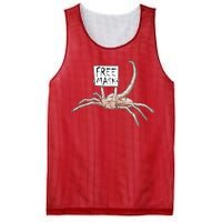 Funny Creepy Free Mask Alien Face Hugger Mesh Reversible Basketball Jersey Tank