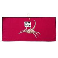 Funny Creepy Free Mask Alien Face Hugger Large Microfiber Waffle Golf Towel