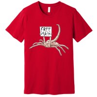 Funny Creepy Free Mask Alien Face Hugger Premium T-Shirt