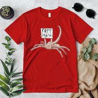 Funny Creepy Free Mask Alien Face Hugger Premium T-Shirt