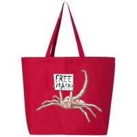 Funny Creepy Free Mask Alien Face Hugger 25L Jumbo Tote