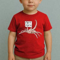 Funny Creepy Free Mask Alien Face Hugger Toddler T-Shirt