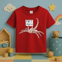 Funny Creepy Free Mask Alien Face Hugger Toddler T-Shirt