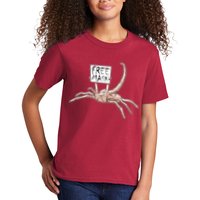 Funny Creepy Free Mask Alien Face Hugger Kids T-Shirt