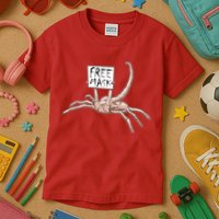 Funny Creepy Free Mask Alien Face Hugger Kids T-Shirt