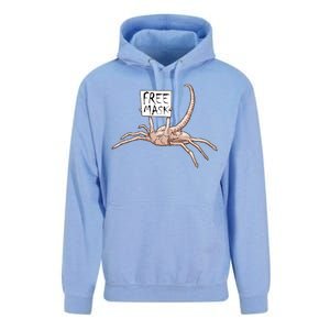 Funny Creepy Free Mask Alien Face Hugger Unisex Surf Hoodie