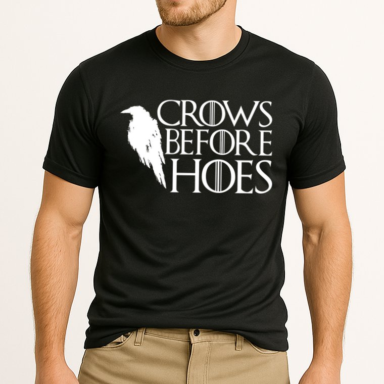 Funny Crows Before Hoes Performance Shirt