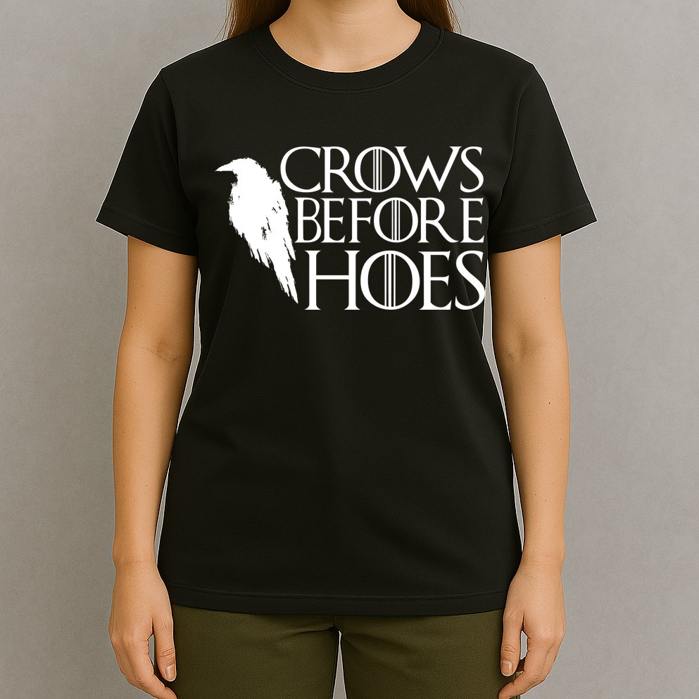 Funny Crows Before Hoes T-Shirt