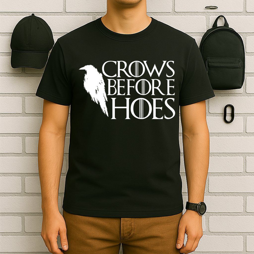 Funny Crows Before Hoes T-Shirt