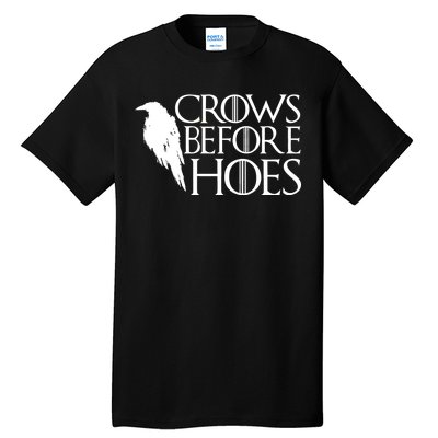 Funny Crows Before Hoes Tall T-Shirt