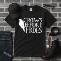 Funny Crows Before Hoes Tall T-Shirt