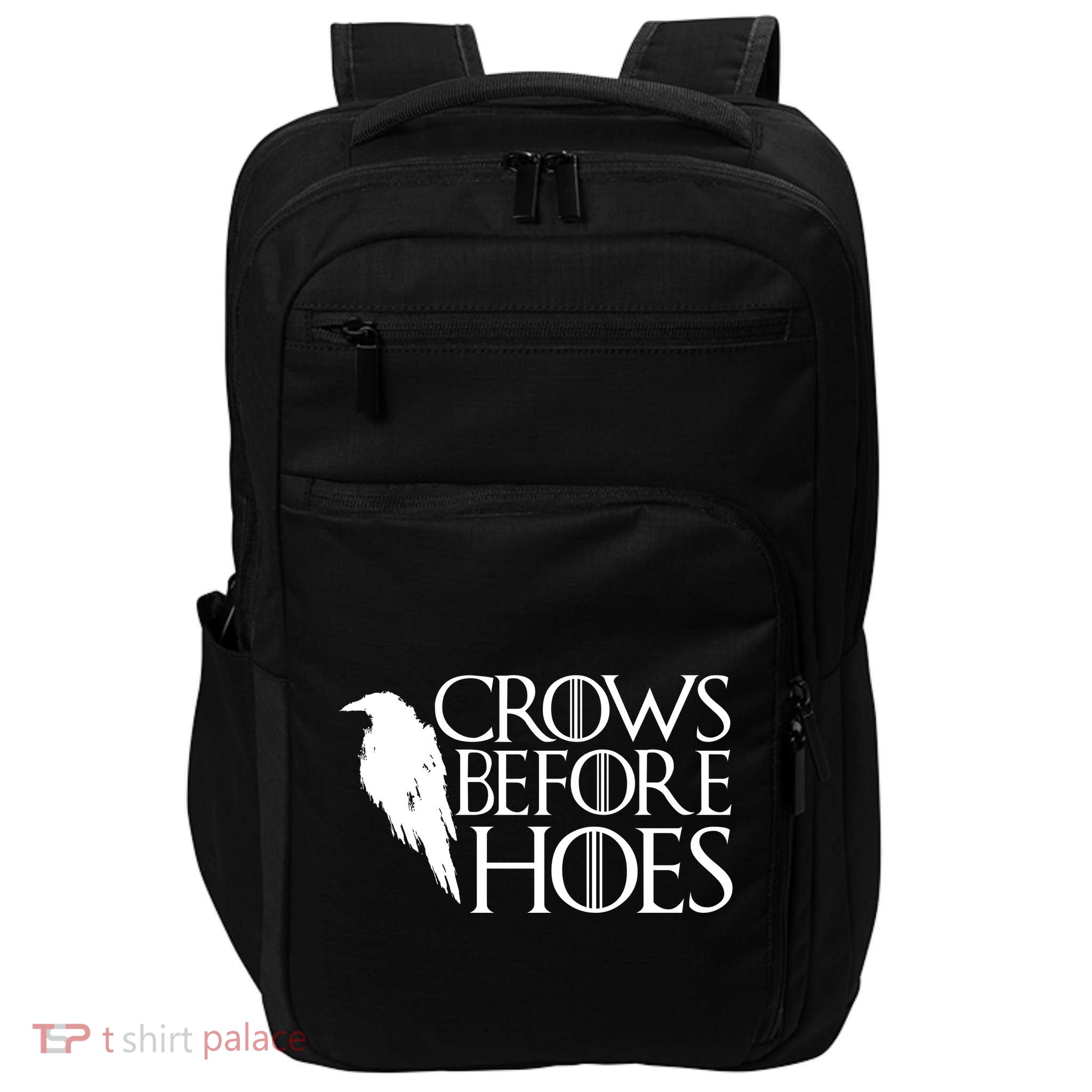 Funny Crows Before Hoes Impact Tech Backpack